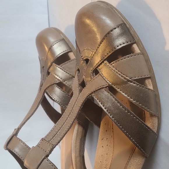 Clarks Women's Aubrey Pump, New Khaki Multi, Size 11 M - Picture 8 of 13